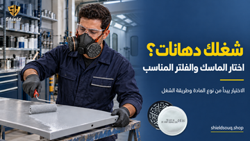 ماسك الدهانات والمذيبات: تختار الفلتر المناسب إزاي؟