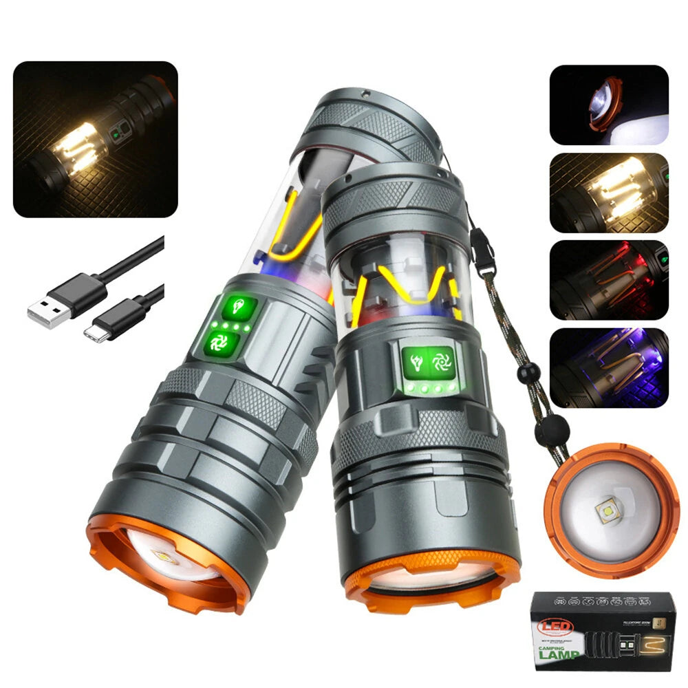 LT-5100 Outdoor Camping Ambient Rechargeable Flashlight
