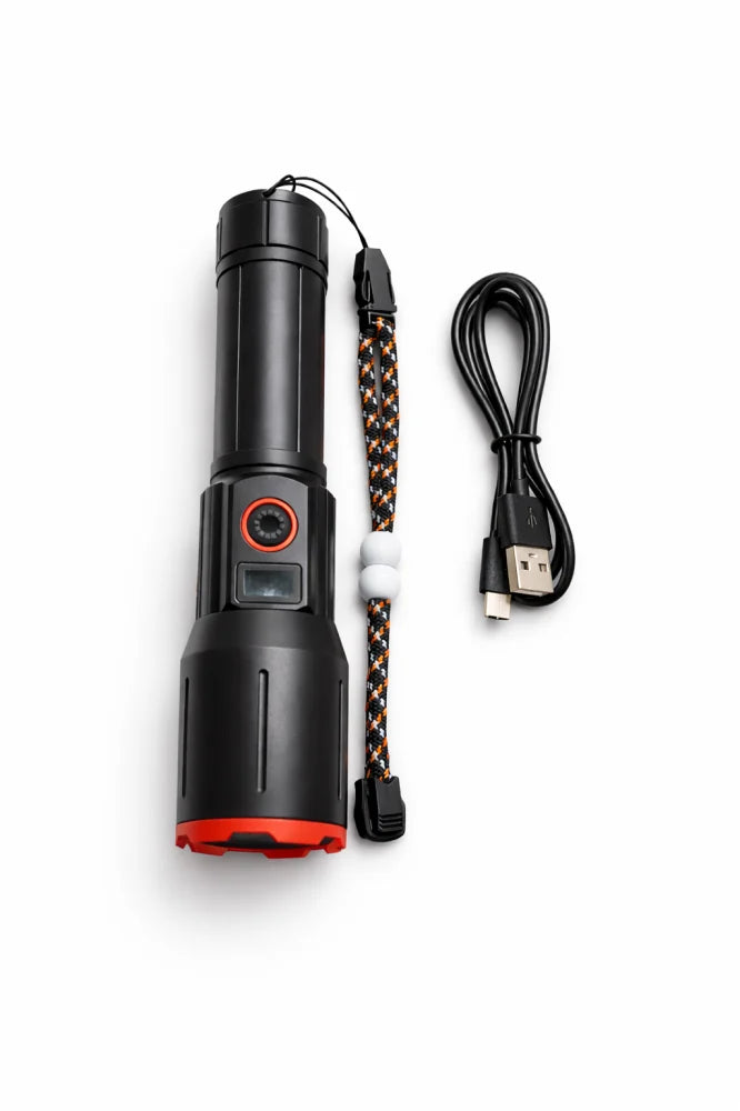 LT-849 Aluminum Alloy Rechargeable Flashlight