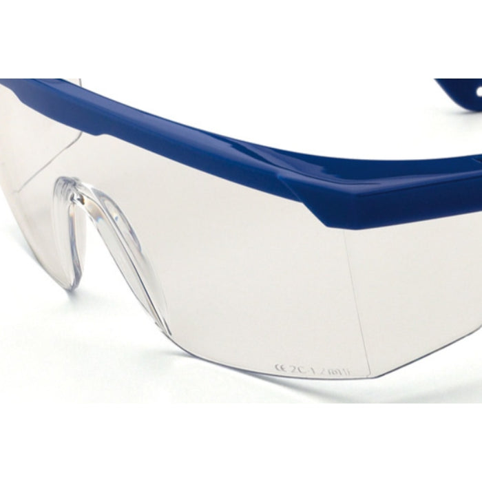 SteelPro Glasses with Adjustable Temples and Clear Lenses