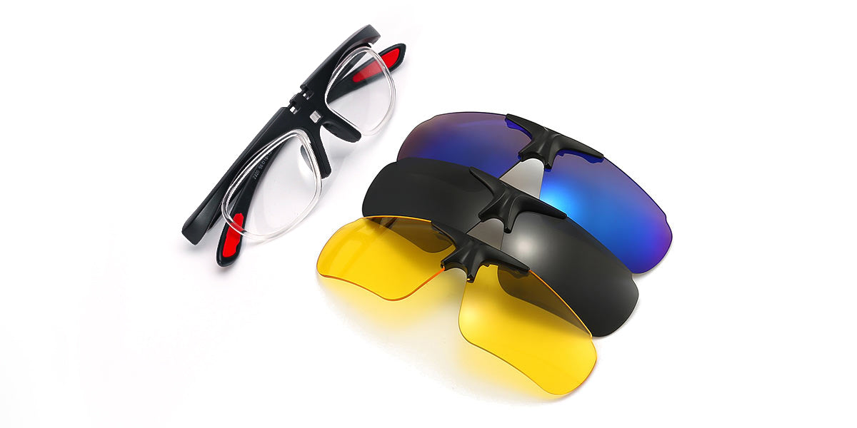 Protective Safety Glasses with Interchangeable Lenses – UV Protection