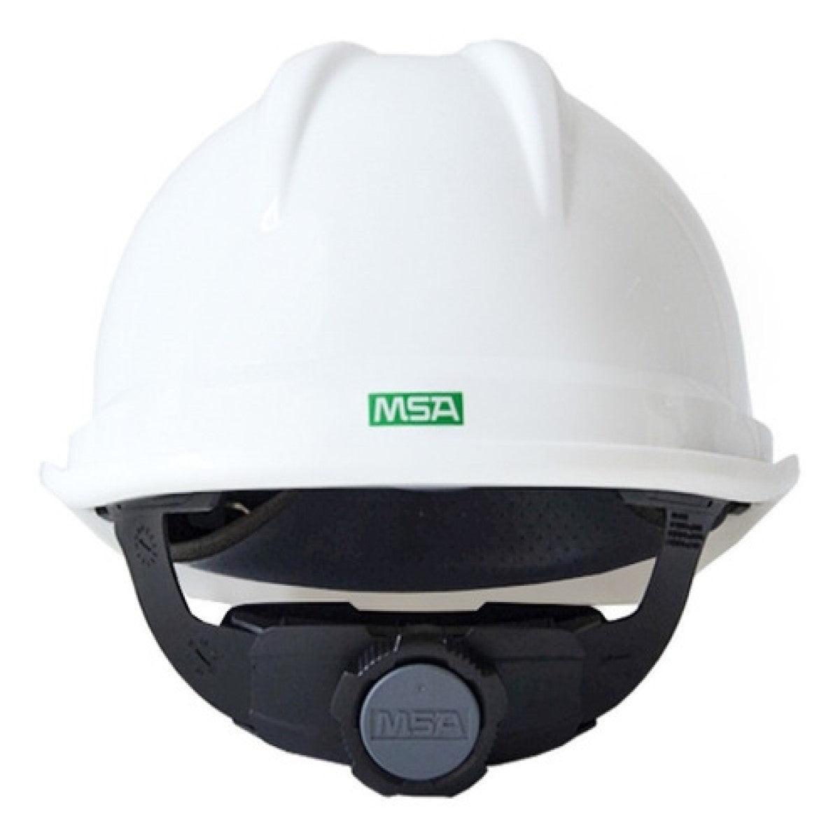 خوذة سيفتي إم إس إيه - موديل في-جارد - أبيض | MSA Safety Helmet - Model V-Gard - White