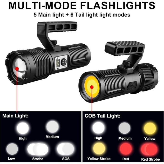 H-2303 Multifunctional Rechargeable Searchlight with COB Light