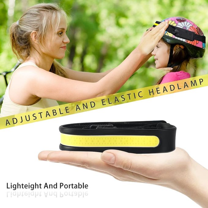 HeadLamp-YT200 كشاف رأس -  قابل للشحن LED USB بمستشعر حركة و5 أوضاع إضاءة – مناسب للتخييم والجري والعمل الليلي