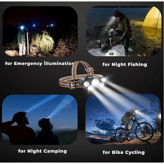 L-T21 Rechargeable 5 LED Headlamp