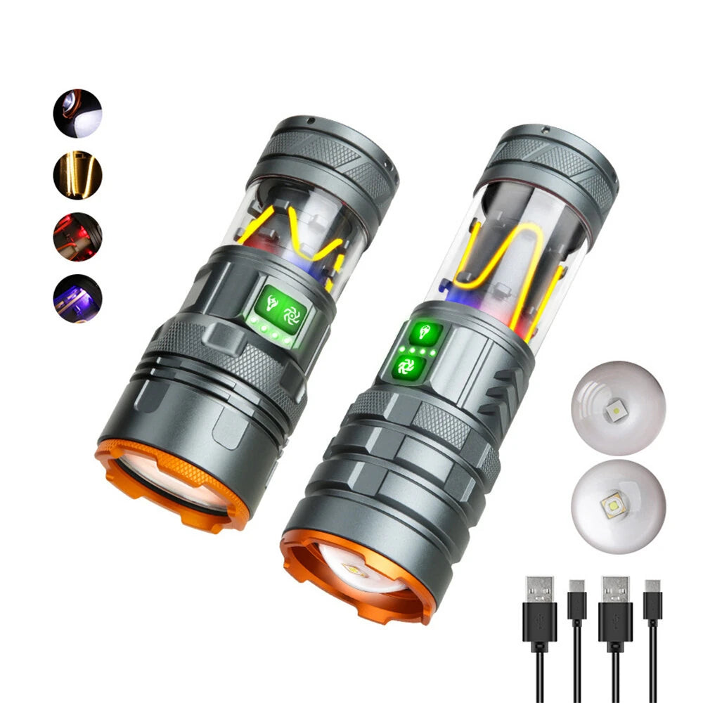 LT-5100 Outdoor Camping Ambient Rechargeable Flashlight