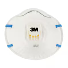 3M™ Cool Flow™ Particulate Respirator 8822, FFP2,Valved