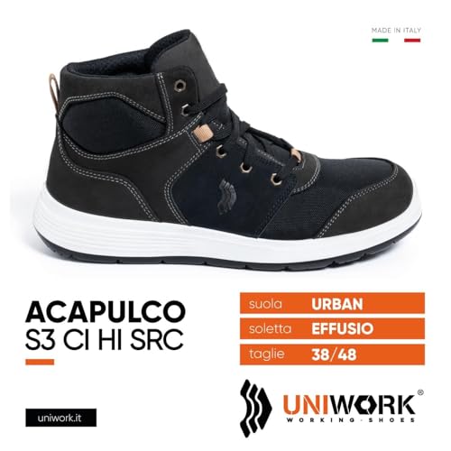 Uniwork Safety Half Boots - Model Acapulco  S3