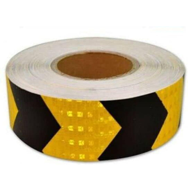 شريط عش النحل أسود × أصفر | Honeycomb Reflective Tape Black x Yellow