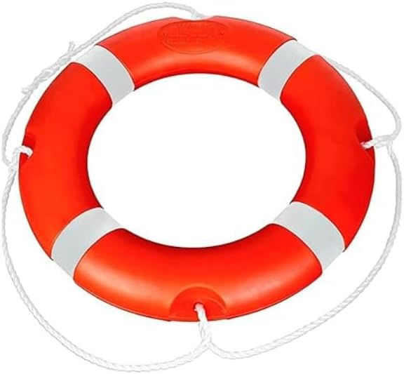 Lifebuoy Ring with Reflective Strips