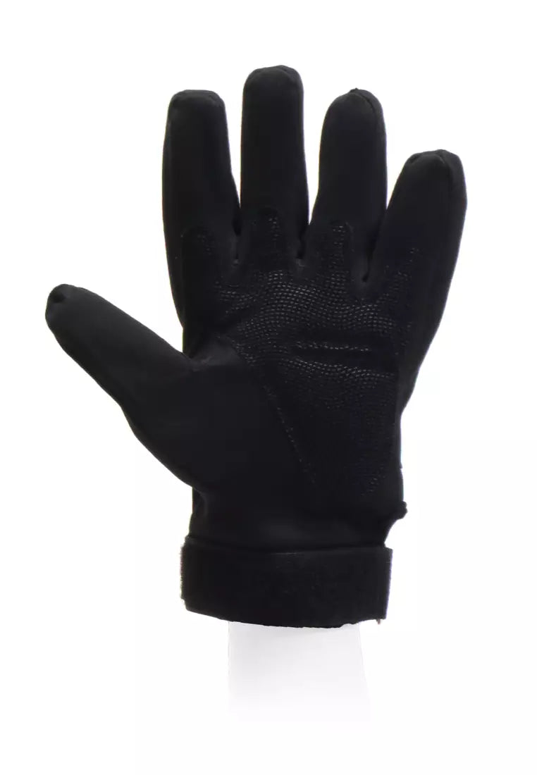 Black Tactical Gloves - Full Finger with Knuckle Protection