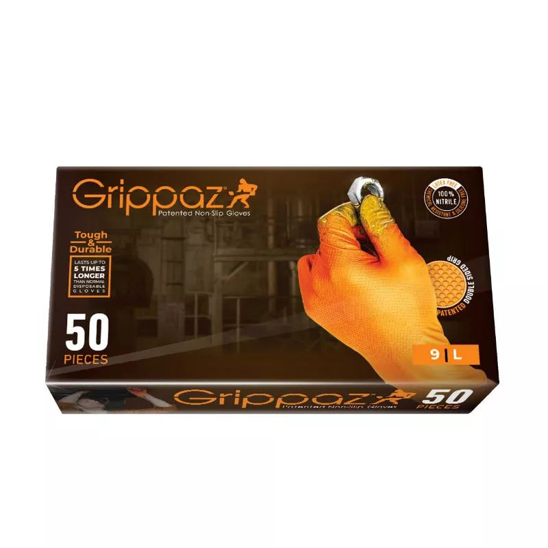 Grippaz 100% Nitrile Disposable Gloves