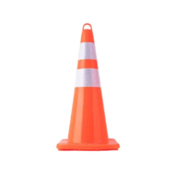 Traffic Cone with Reflective Bands