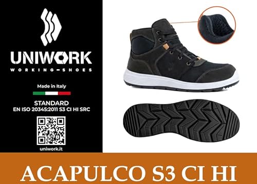 Uniwork Safety Half Boots - Model Acapulco  S3
