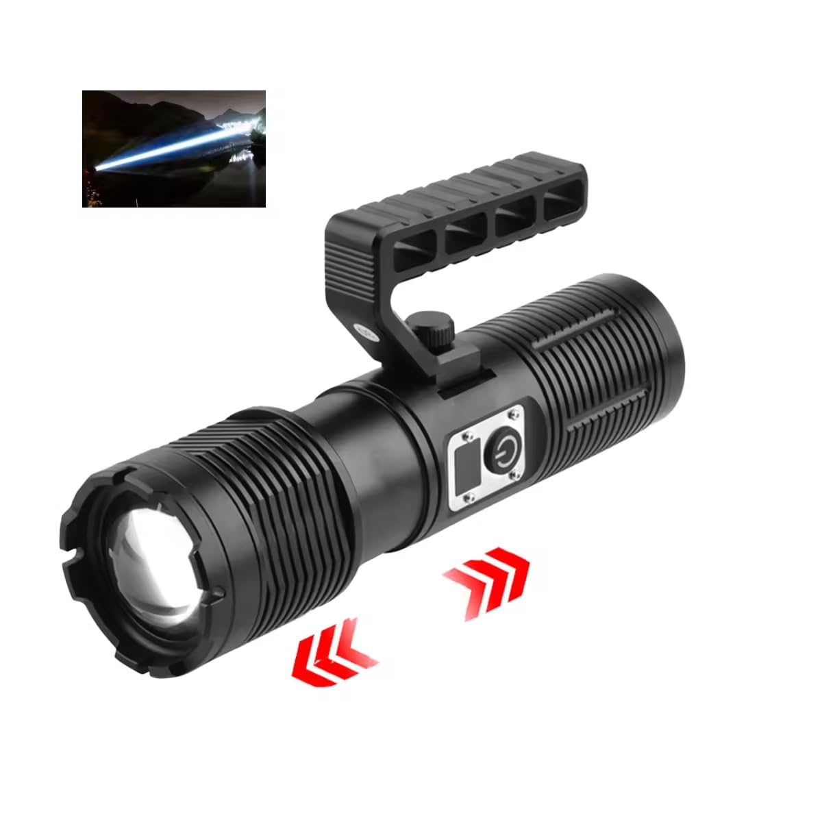 H-2303 Multifunctional Rechargeable Searchlight with COB Light