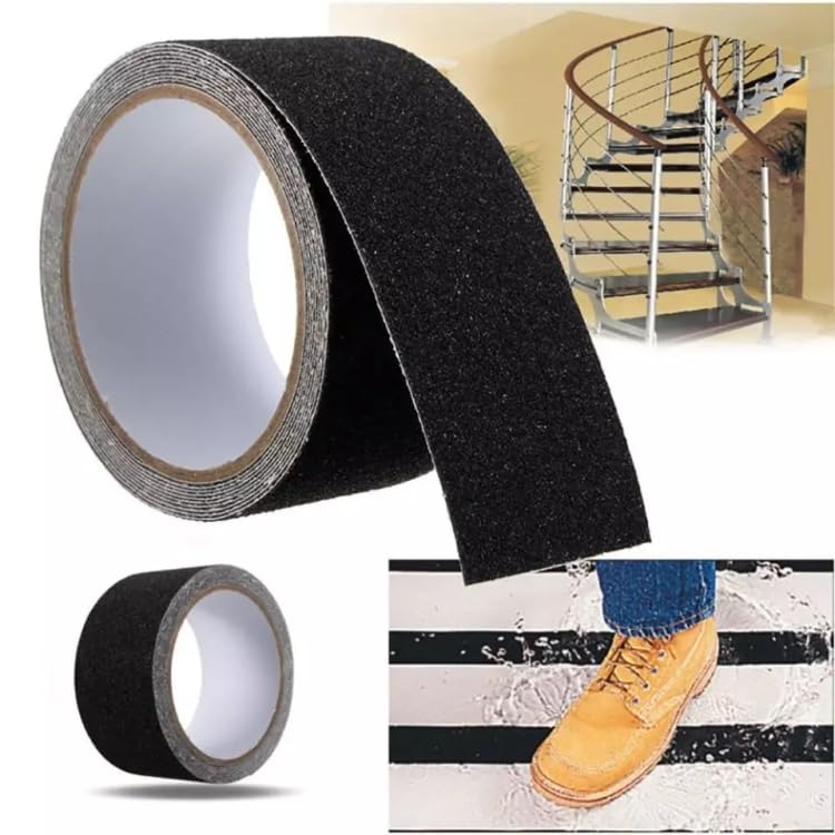 شريط مانع انزلاق أسود 5 سم × 5 متر DIDUMAX | DIDUMAX Anti-Slip Tape Black 50 mm × 5 m