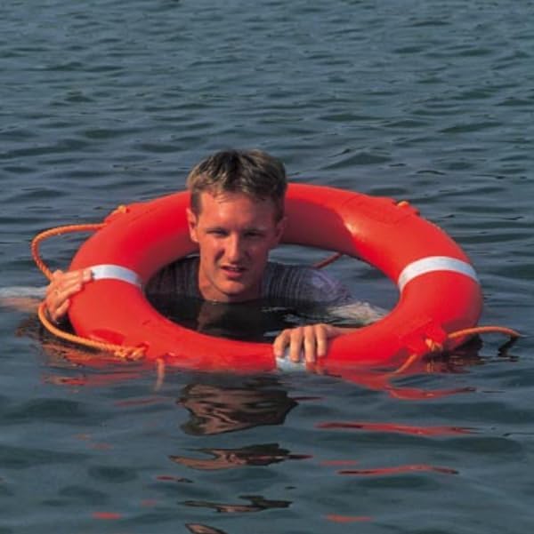 Lifebuoy Ring with Reflective Strips