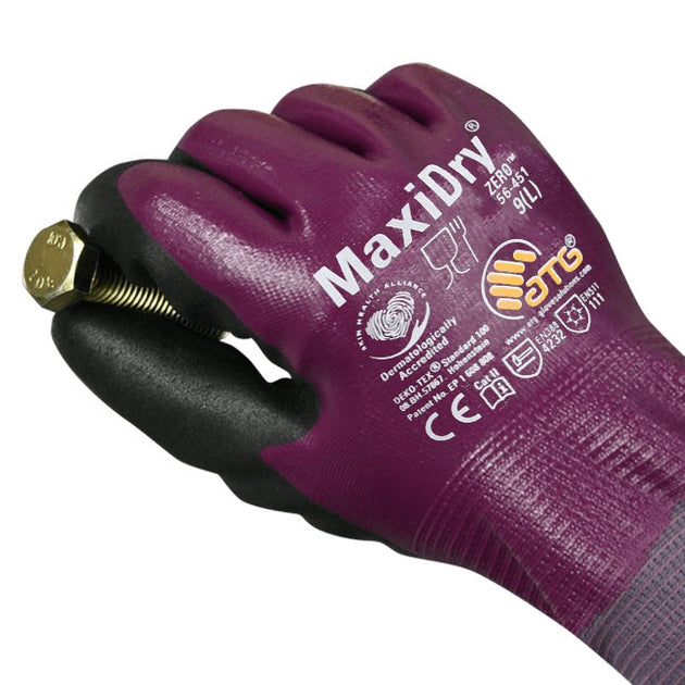 MaxiDry Safety Gloves - Model Zero 56-451 - Cold Resistant