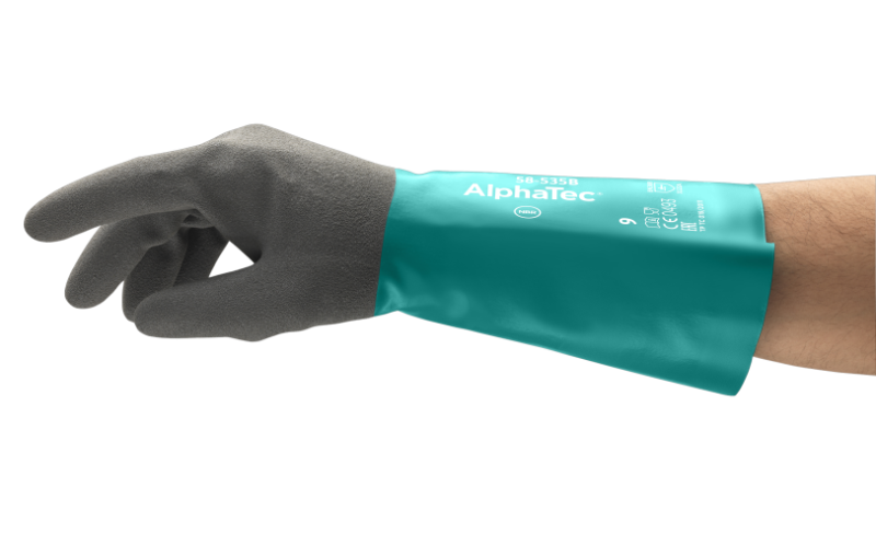 ANSELL Safety Gloves-Model AlphaTec 58-535B- Chemical gloves