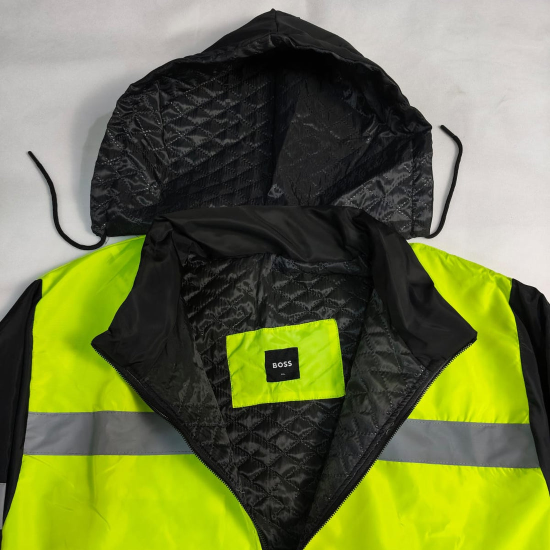 جاكيت سيفتي عاكس مبطن ساليه - بوس | Hi-Vis Quilted-Lined Safety Jacket - Boss
