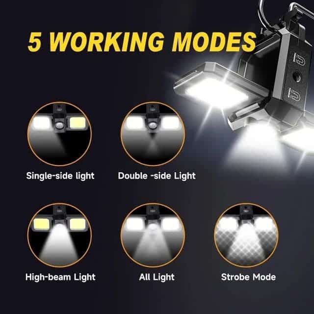 Double square flashlight
