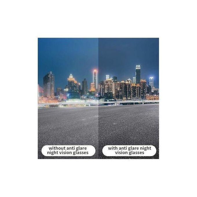 HD Vision Day & Night Driving Glasses - Wraparound Fit-Over Sunglasses