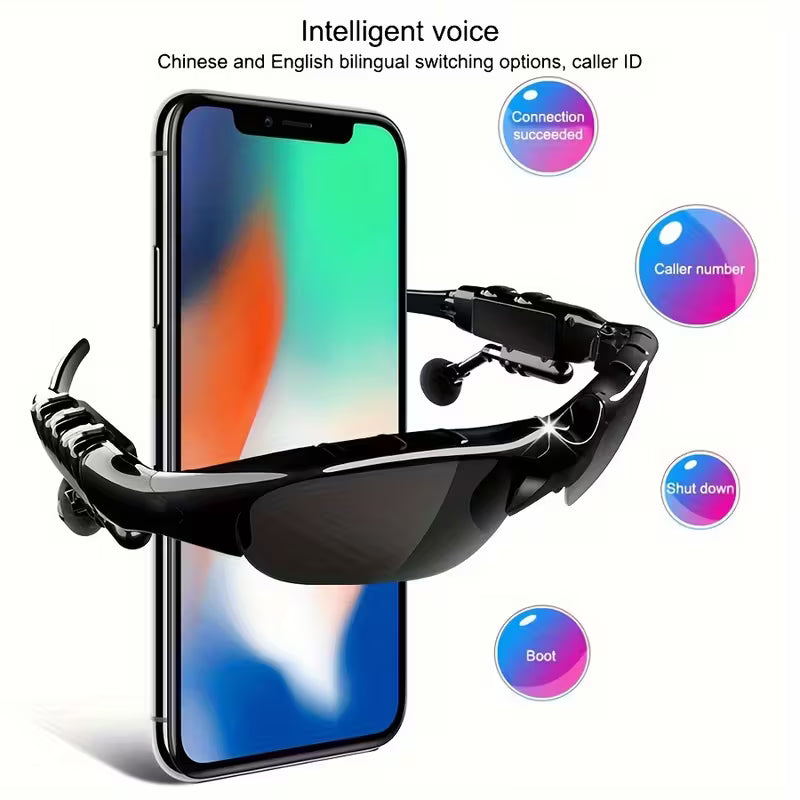 Smart Wireless Headphones for Music, Calls & Navigation, Glasses