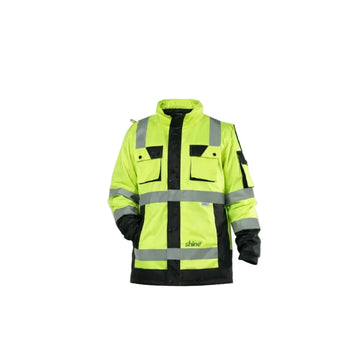 جاكيت سيفتي عاكس فسفوري شاين SH-01 | Shine Hi-Vis Safety Jacket SH-01