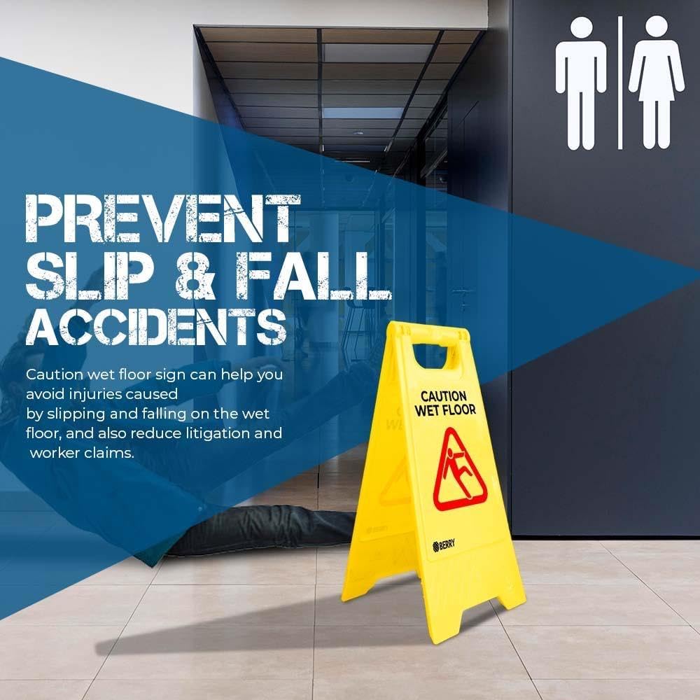 Caution Wet Floor Sign – Folding