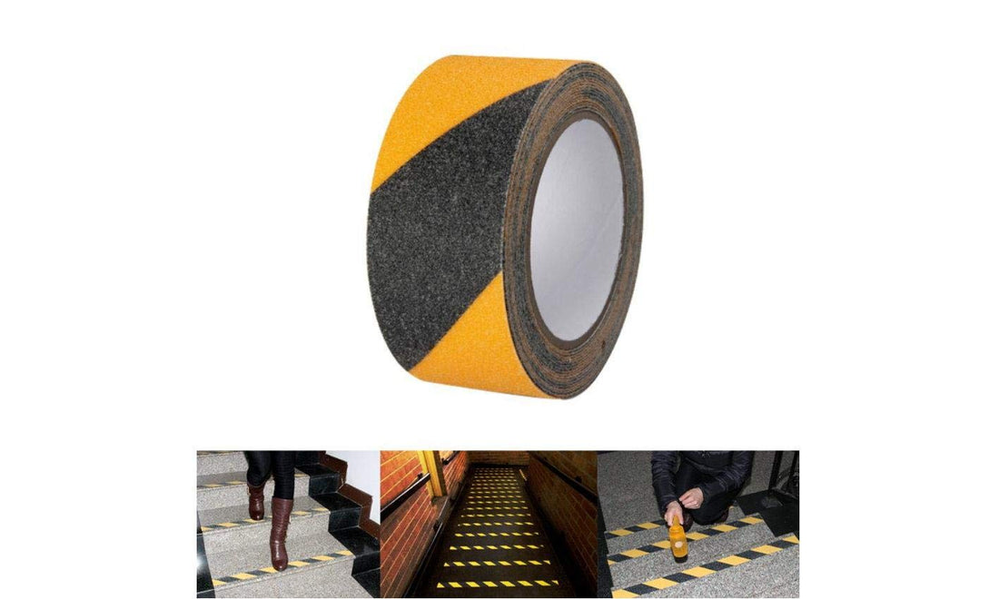 شريط مانع انزلاق أصفر × أسود 5 سم × 5 متر Bikbear Extra Resistant | Bikbear Extra Resistant Anti-Slip Tape Yellow × Black 50 mm × 5 m