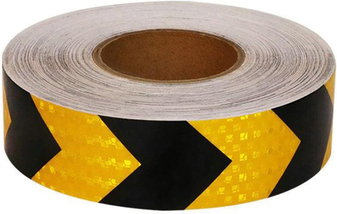Reflective Safety Tape - bee nest - Black\Yellow
