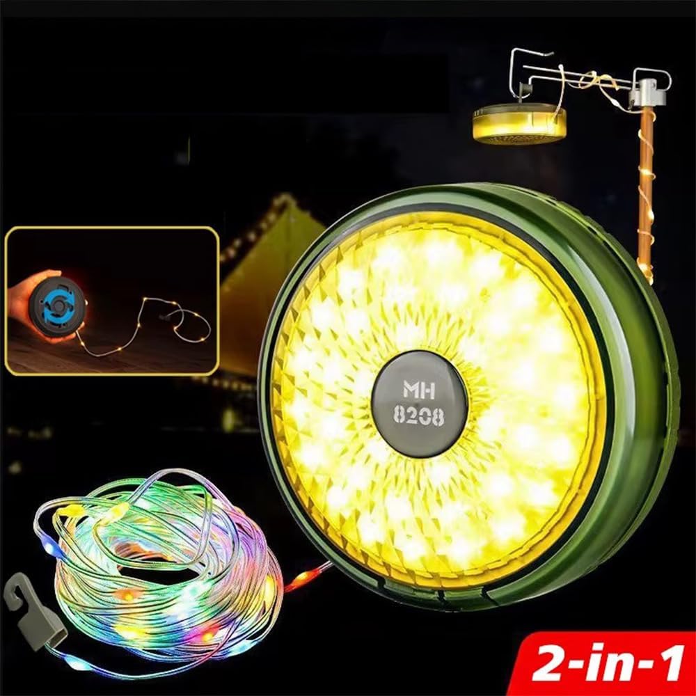 MH-8208 Rechargeable Camping String Light 8M