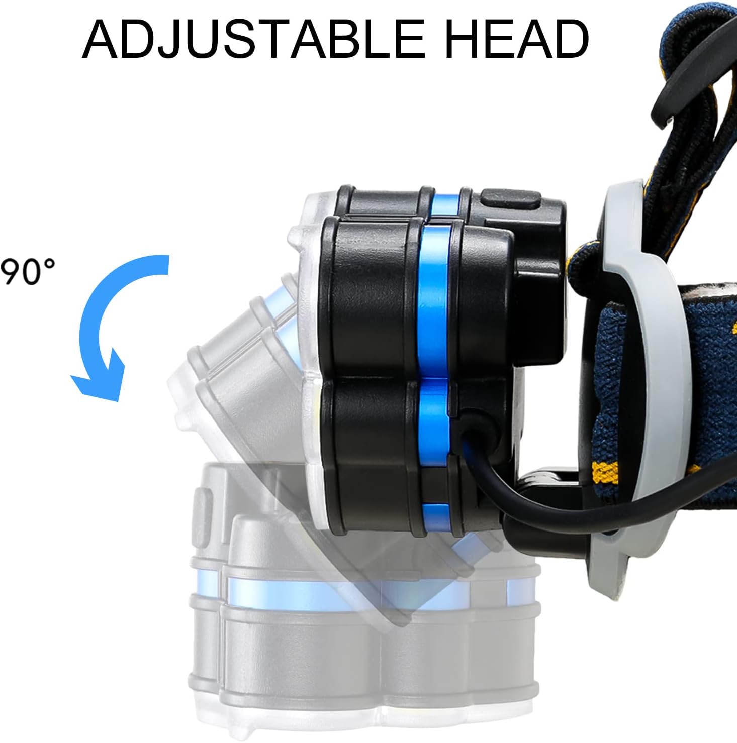 2606 Rechargeable 8 LED Headlamp