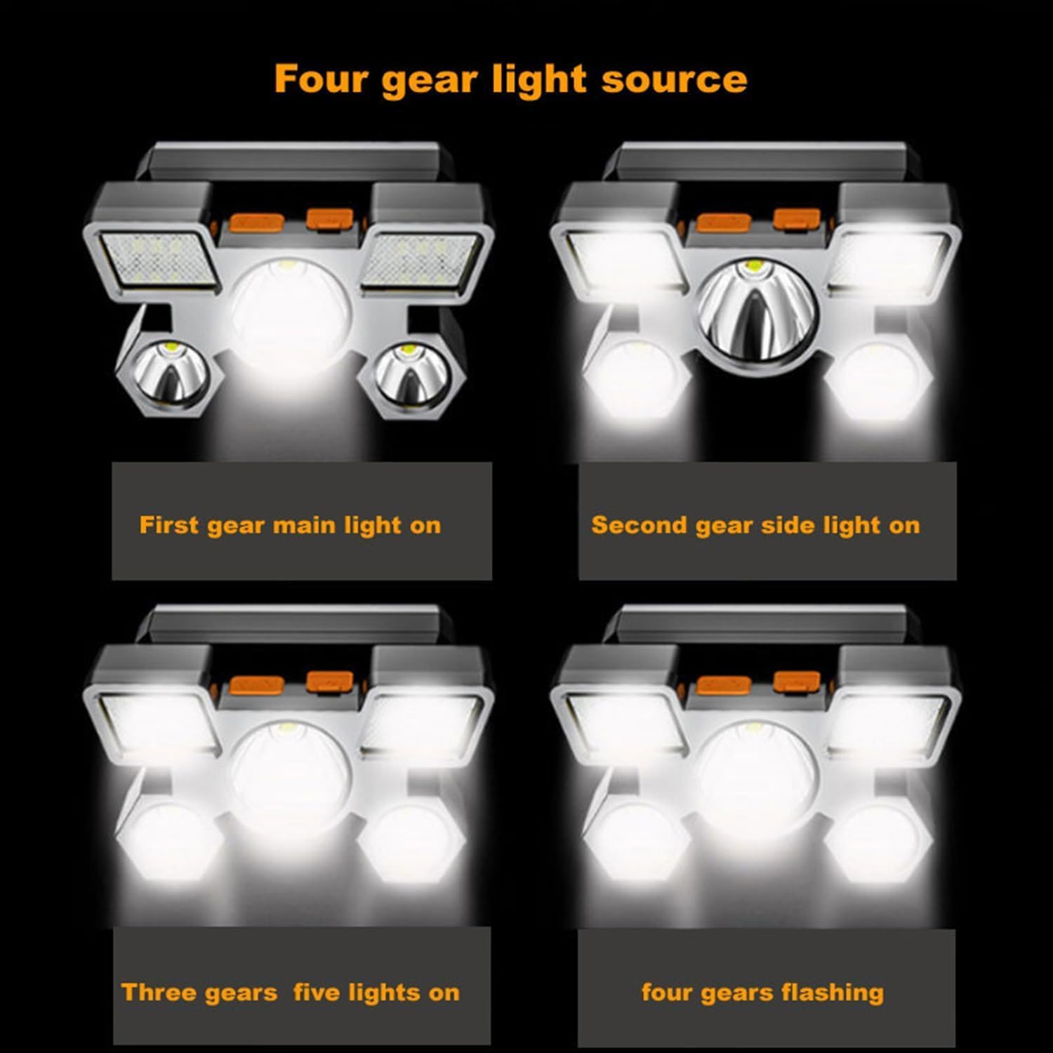 185-91 Rechargeable 5 LED Headlamp