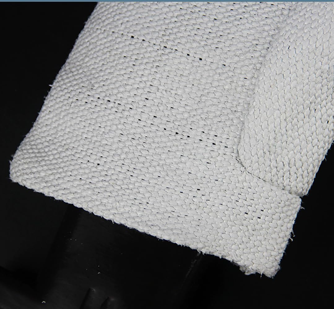 جوانتي حرارة ميتن مقاوم لحد 1000 درجة بدون أسبستوس أبيض | Gloves-Heat-Generic-Mitten1000C-White