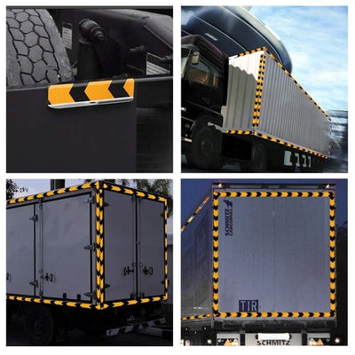 Reflective Safety Tape - bee nest - Black\Yellow