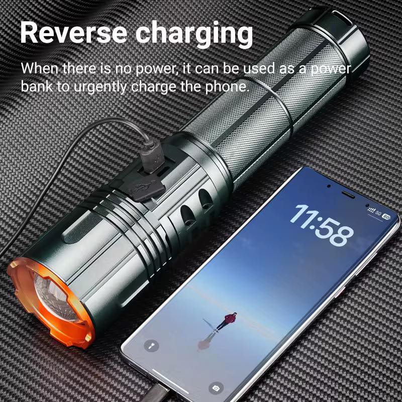 TG Multifunctional Rechargeable Camping Lamp with Mosquito Control - Grey