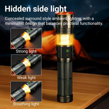 TG Multifunctional Rechargeable Camping Lamp with Mosquito Control - Grey