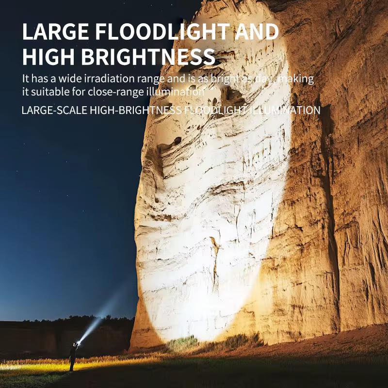 Long Range Rechargeable Laser Led - Multifunctional Flashlight
