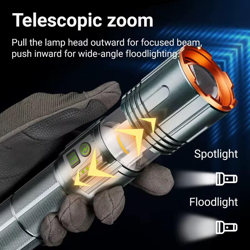 TG Multifunctional Rechargeable Camping Lamp with Mosquito Control - Grey