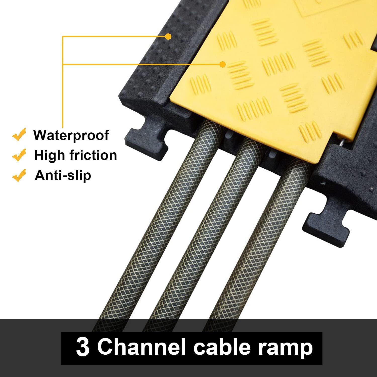 3 Channel Rubber Cable Protector