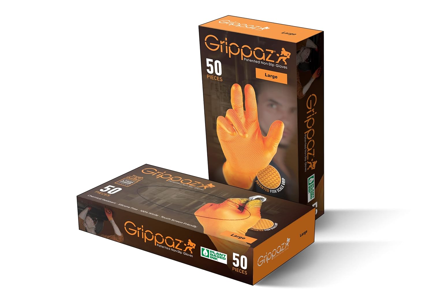 Grippaz 100% Nitrile Disposable Gloves
