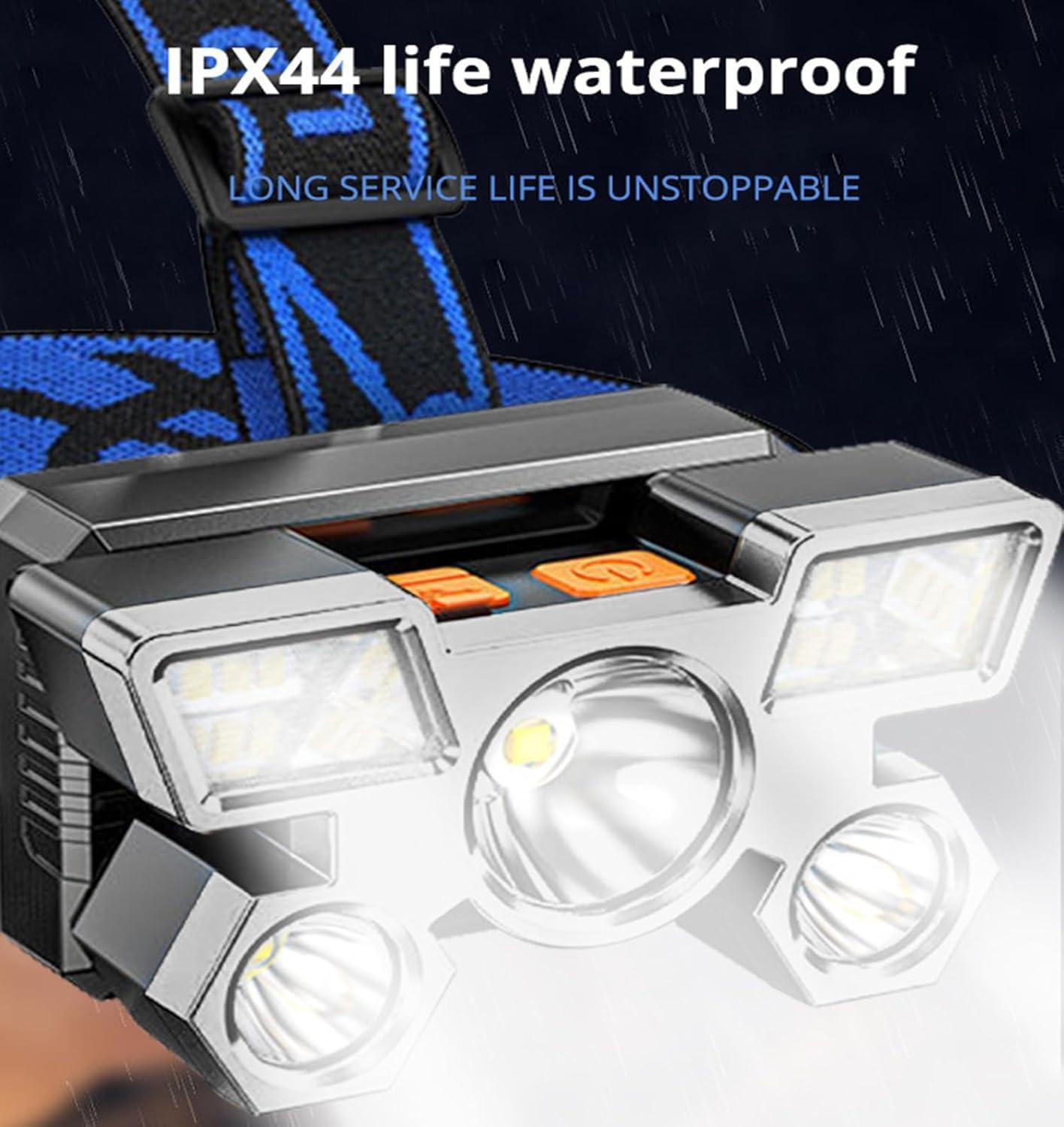185-91 Rechargeable 5 LED Headlamp