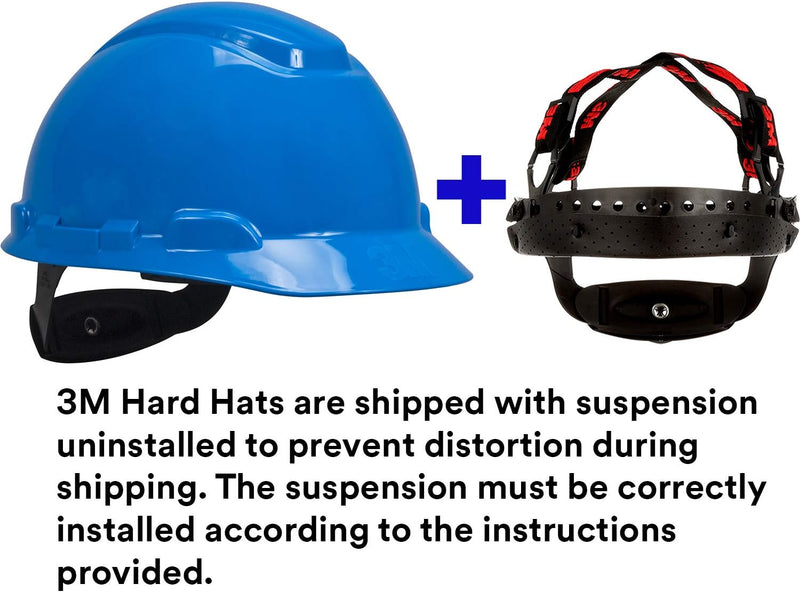 3M خوذة سيفتي أزرق SecureFit H-700 | 3M™ SecureFit™ Safety Helmet – H-700 Series Blue