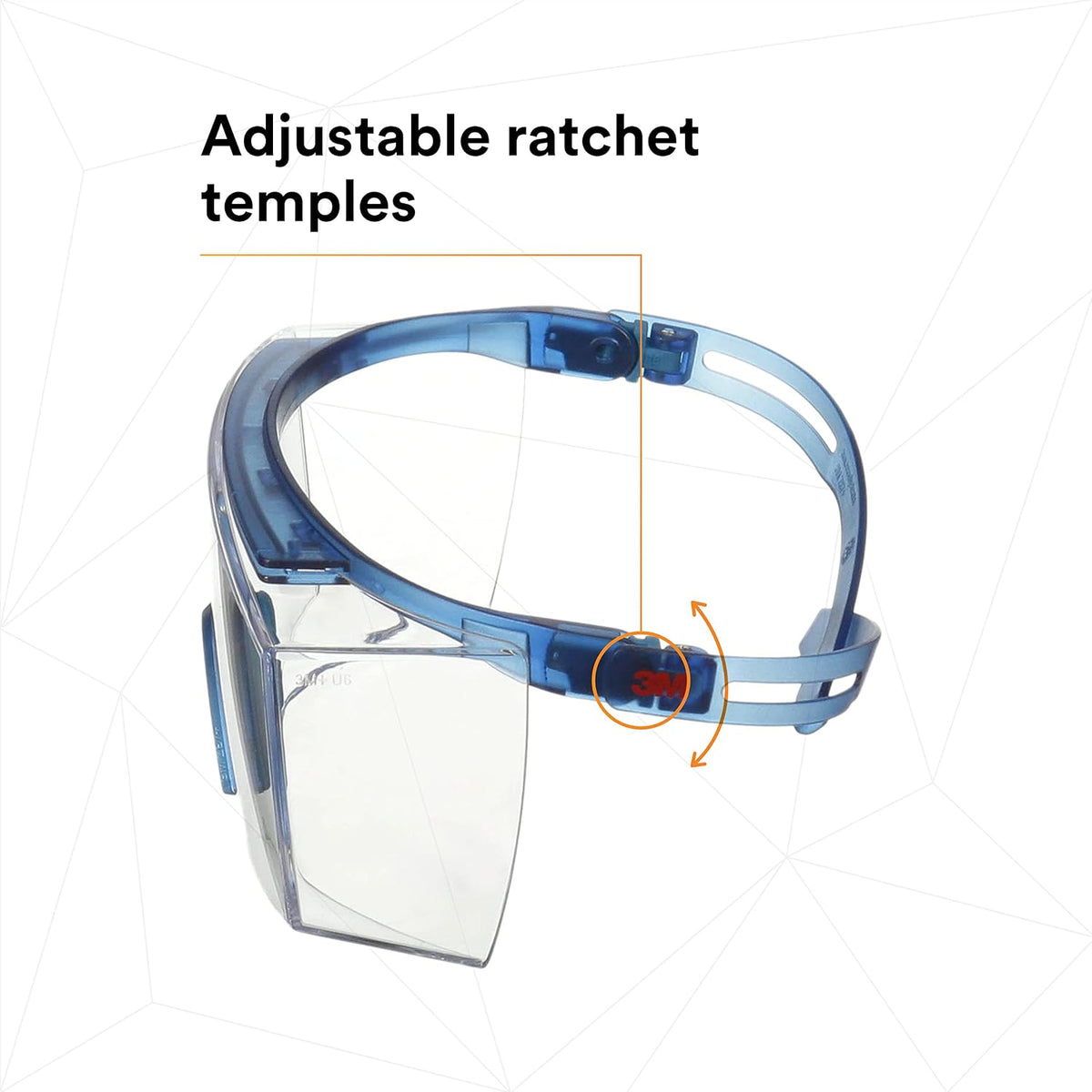 نظارة سيفتي فوق النظارة الطبية ثري ام عدسة رمادي SF3707SGAF | 3M SecureFit SF3707SGAF OTG Safety Glasses Grey