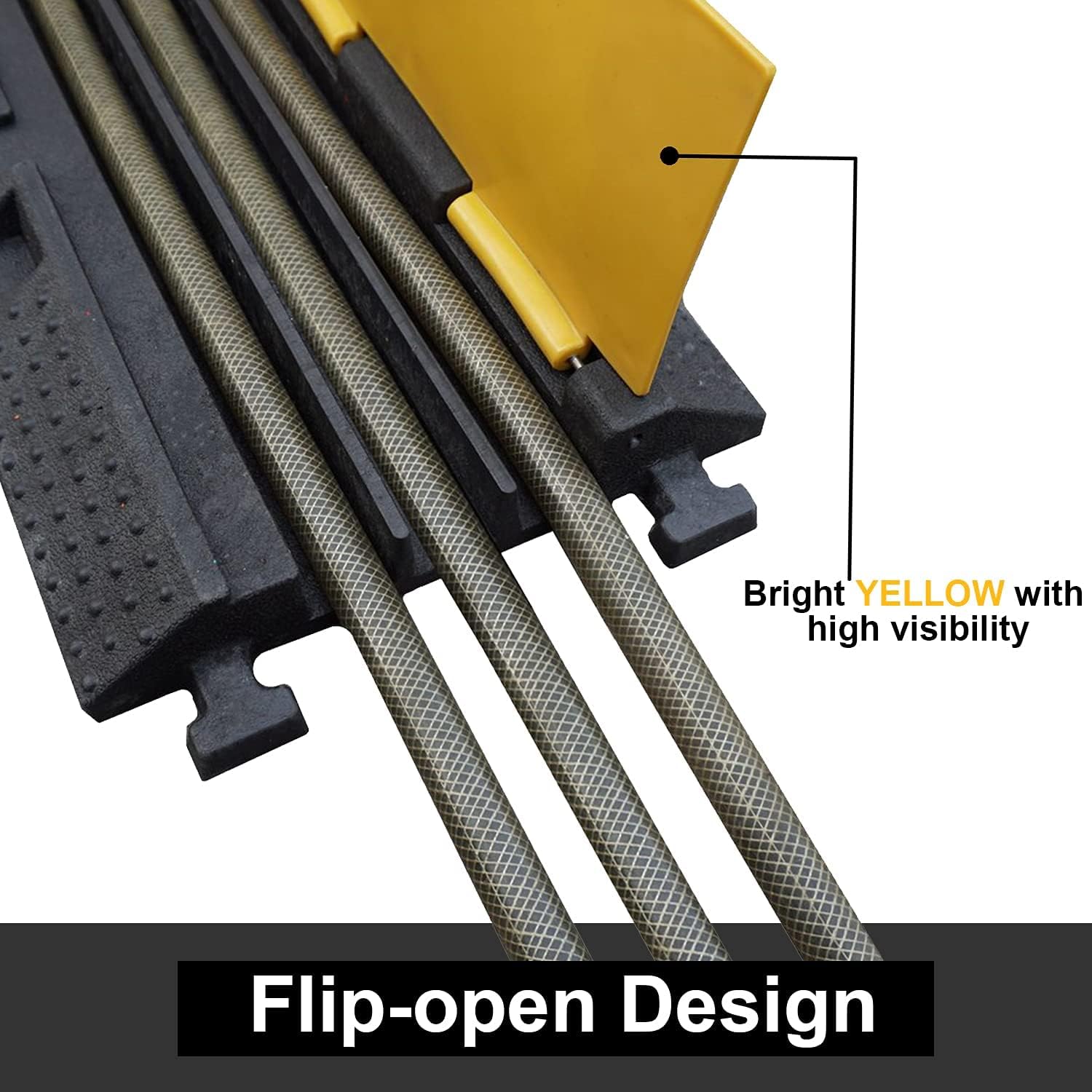 3 Channel Rubber Cable Protector