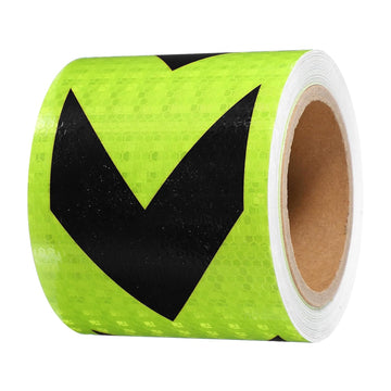 شريط عش النحل لموني × أسود | Honeycomb Reflective Tape Lime × Black