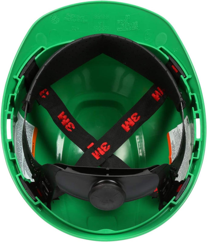 3M خوذة سيفتي أخضر SecureFit H-700 | 3M™ SecureFit™ Safety Helmet – H-700 Series Green