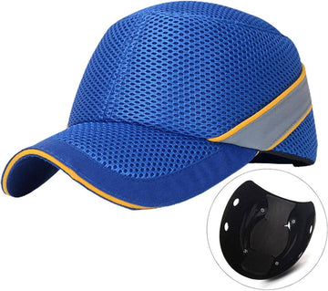 طاقية حماية شبكية قابلة للتهوية - أزرق | Safety Mesh Bump Cap - Breathable - Blue