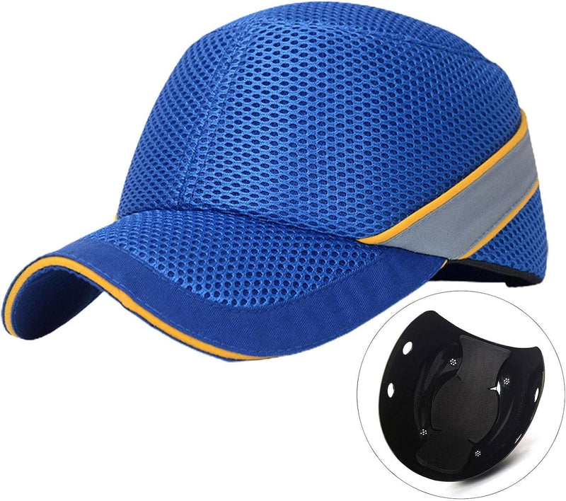 طاقية حماية شبكية قابلة للتهوية - أزرق | Safety Mesh Bump Cap - Breathable - Blue